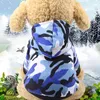 Camuflagem roupas para cães com capuz roupas para cães pequenos camisola roupas para animais de estimação moda outono inverno na moda quente chihuahua ropa para perro2793