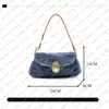 Dammode Casual Designer Denim Broderad Handväska Cross Body Axelväskor Högkvalitativ TOP 5A M95050 TOTES Handväska