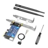 EDUP 600M WiFi PCI Express Adapter Dual Band 5GHz/2,4GHz Wireless Bluetooth PCI-E Netzwerkkartenadapter für Desktop Win10/8/7