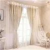 Sheer Curtains Embossed embroidered curtain simple modern fresh pastoral full shading living room bedroom balcony custom finished