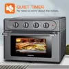 US Stock Air Fryer Toaster 오븐 콤보, Weesta 7-in-1 대류 오븐 수조, 액세서리 e- 요리법, UL A29와 함께 24QT 대형 공기 프라이