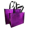 DIY Shopping Tassen Opvouwbare Mode Tote Laser Weefsel Nonwoven No Zipper Thuis Herbruikbare Handtassen Nieuwe Collectie 2 6BL G2