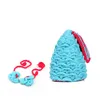 Newborn Girls Crochet Blue Mermaid Tail Costume Baby Photography Props Infant Girl Mermaid Cocoon Photo Props