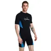 m néoprène shorty combinaison de natation Pour hommes maillot de bain plus Tailles 6XL 5XL noir maillots de bain surf plongée 220301