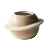 Creative Planet Ceramic Pot For Succulent Mini Planet Shape Ceramic Succulent Bonsai Flower Pot Desktop Balcony Yard Decor Home C06081195