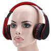 ABD Stok HY-811 Kulaklıklar Katlanabilir FM Stereo MP3 Çalar Kablolu Bluetooth Kulaklık Siyah Kırmızı A09 A20