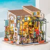 Robotime DIY Wooden Miniature Dollhouse Toys For Children Women 201217