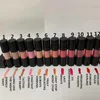 En stock! En Stock Makeup Marque MC Rouge à lèvres Matte Liquide Lipstick 12Couleurs Lèvres Gloss Brillant avec nom Anglais Bas de haute qualité