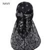 New Men Durag Hip-Hop Bandanna Cap Capper Turban Hat حريري عقال الأزهار Du-Rag للعلاج الكيميائي Cap Amoeba Pirate Hat Da503