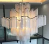 Modern Luxury Pendant Lights Hotel Hall Castle Stair Chain Fringed Pendant Hanging Light Home Dining Room Hotel Hall Decoration