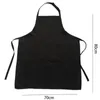 2pcs Adjustable Bib Apron Waterproof Oil-proof Kitchen Apron Professional Chef Cooking Apron for Women Men