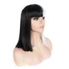 This is acting Synthetic Wig With Bangs Mix Color Simulation Human Hair Cosplay Wigs perruques For White Black Women E475