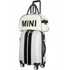 Mini Cooper Handbag Messenger Bag Tote PU Travel Duffle LJ201222