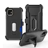 Armor 3 in 1 TPU PC Telefoon Gevallen met Black Clip Card Shockproof Cover voor iPhone 13 12 11 Moto G Stylus 5g Case