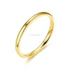 Glaze Thin Ring band Stainless Steel Blank Rings Tail Rings Fine Fashion Jewelry for Women Will andy Sandy gift Rose gold black rainbow