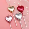 Cake Decoration Candle Cakes Pick Ornament Love Stars Shape Candles for Valentine's Day Birthday Party Supplies Golden by seaJJE12940