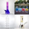 30 + stilar i lager Partihandel Infinity vattenfall glas bongs duschhuvud PERC vattenrör 14mm gemensamma oljeplattor glas bong heady glas