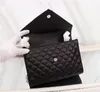 sacs à main designer ENVELOPE sac femme en cuir caviar véritable de haute qualité avec chaîne