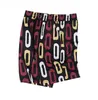 Summer Mens Designer SHORTS Moda Listy Drukuj krótkie spodnie Mężczyźni Plażowy Spodnie Swimwear Casual Sprort Spodnie Odzież wysokiej jakości