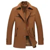 FGKKS MEN WINTER WOOL COATH MENY FASHING WARD SHIME REVILLY WOLL WOLLES WOLEN PEA COAT COAT FOR