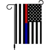 مزدوج الوجه 3 طبقات رقيقة الأزرق والأحمر حديقة العلم الولايات المتحدة الأمريكية العلم 100D البوليستر