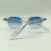 Wholale-Speike aangepaste mode LEMTOSH JOHNY DEPP-stijl Hoge kwaliteit vintage ronde blauwbruine lenszon