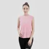 mouwloze yoga vest t -shirt solide kleuren vrouwen mode buiten yoga tanks sport hardloop gym tops kleding