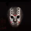Masque de résine Jason de haute qualité Voorhees Freddy Hockey Masque de fête Halloween Cosplay Masques complets pour accessoires de fête pour adultes Y200103