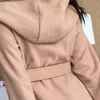 Moda-kadınlar Parka Ceket Tasarımcı Trench Coats Bahar Sonbahar Kadınlar Orta Uzun Long Ladies Windbreakers Lüks Ceket İnce Üst Dış Giyim MS MOGINE