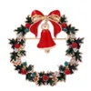 Joyeux Noël Broches Pinques Cute Santa Claus Chapeau Gants Bells Chaussettes Beignets Candy Enamel Pin Badges Badges Broche Bijoux