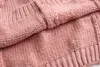 Płaszcz Woolen Girls Sweter dla dziewcząt 3D POM Decor Cardigan dla dziewczynki jesienna zima byszniczka