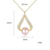 [MeiBaPJ]Real Freshwater Pearl Simple Golden Pendant Necklace 925 Solid Silver Wing Fine Jewelry for Women Q0531