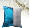 11 Cores Sereia de seleção Cushion Capa travesseiro Magical Glitter Throw Frovench