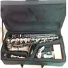 SUZUKI ALTO SAXOPHONE E Plat Matte Black Nickel Plated Professional Musical Instruments Saxofon för studenter