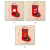 Weihnachtsdekorationen 25# Jahr Geschenke Santa Snowman Socken Geschenk Noel Weihnachten Home Strümpfe Bag1
