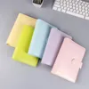 A6 11 Цвета Творческие красочные Macarons Binder Ручная книга Блокнот Ноутбук Shell Свободный Блокнот Планировщик Организатор Binder Журнал