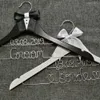 Kostenloser Versand Perle personalisierte Hochzeitshänder, Brautjungfer Geschenke, Name Brides Kleiderbügel mit Pearls 201219