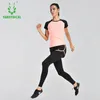 Vansydical Tuta da yoga Tuta sportiva da donna Autunno e inverno Pantaloni Abbigliamento fitness PALESTRA Maglione da corsa Abbigliamento sportivo LJ201012