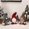 Jul Faceless Gnome Santa Doll Decoration Handgjorda Svenska Tomte Table Ornament Xmas Nyårsgåvor JK2010XB