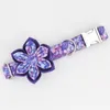 Purple Magic ragazza collare per cani fiore e guinzaglio per cane gatto con fibbia in metallo oro rosa T200517