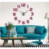 تصميم جديد على مدار الساعة ساعة الحائط Horloge 3d Diy Acrylic Mirt Decorts Home Decoration غرفة المعيشة Quartz N Jllxlt Sinabag7924314