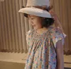 Abiti floreali di alta qualità Abiti di moda Sweet Kids Flowers costumi per bambini Sleeveless Vestidos Abbigliamento per bambini