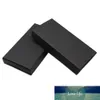 30Pcs Black Folding Candy Gifts Packaging Kraft Paperboard Box for Jewelry Crafts Handmade Soap Wrapping Boxes Party Decoration