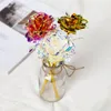 24k Gold Foil Plated Rose Creative Gifts Lasts Forever Rose For Lover's Wedding Christmas Day Gifts Home Decoration w-00481