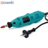 GOXAWEE 220V Mini Drill Electric Rotary Tool with Flexible Shaft 80pcs Accessories Power Tools for Dremel Y200323
