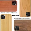 Bamboo Case Phone охватывает деревянный чехол для iPhone 13 PRO 12 XS MAX XR 11 8 Пользовательский дизайн Абоназорные деревянные Samsung Galaxy S21 S22 Ultra 5G крышка