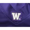 Hommes # 36 Azeem Victor noir blanc ou violet Washingtonn Huskies Alumni College Jersey ou personnalisé n'importe quel maillot de nom ou de numéro