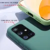 Liquid Silicone Phone Case for Samsung S22 S21 S20 Plus Ultra FE A03S A73 A72 A71 A53 A52 A51 A42 A32 A20S S10 S9 S8 Note 10 9 8 Plus Cover