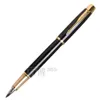 Caneta tinteiro preto ouro clipe negócios executivo canetas escola escritório fornecedores metal caneta de escrita rápida stationery3220780