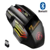 Bluetooth беспроводной мыши Mouse Gamer USB Gaming Mouse для компьютерной эргономичной мыши RGB Backlight Maause Silent X7 PC Mice для ноутбука